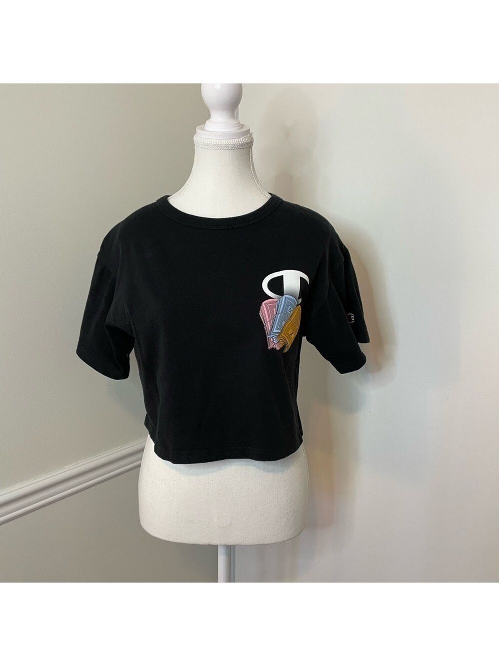 Champion x Hasbro Monopoly Crop Graphic Tee